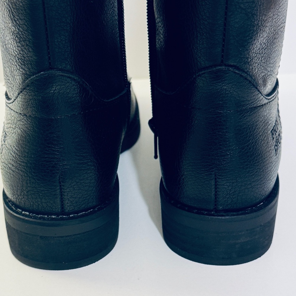 FRYE AND CO. Women's Kellie Button Tall Knee High Black  Boot Sz 7 - Picture 8 of 15